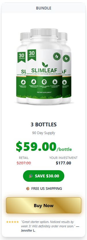 SlimLeaf 3 Bottle Price
